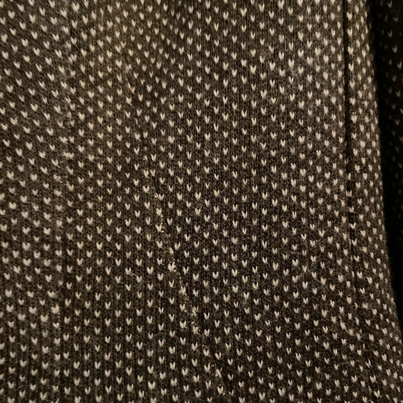 Max Mara Weekend Wool Blend Mixed Brown White Pattern Blazer Size Extra Small - Picture 6 of 13